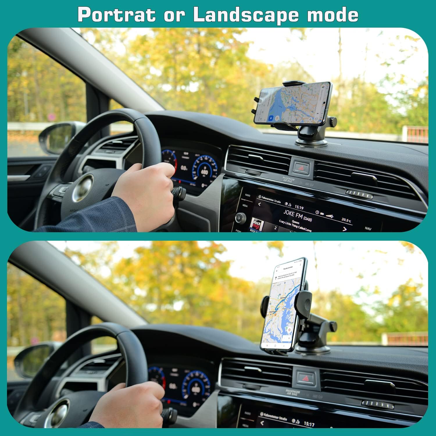 3 in 1 windshield phone mount