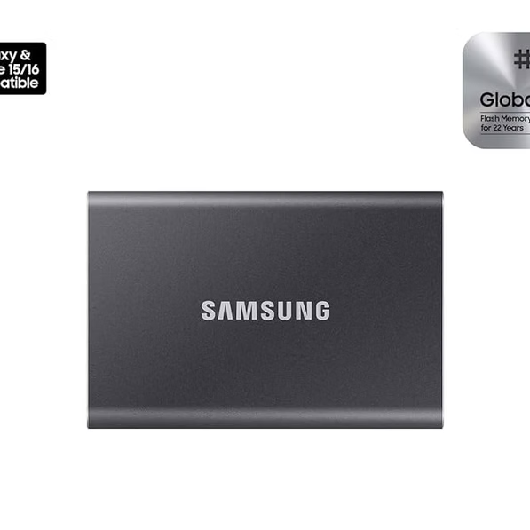 Samsung T7 portable SSD (1TB)
