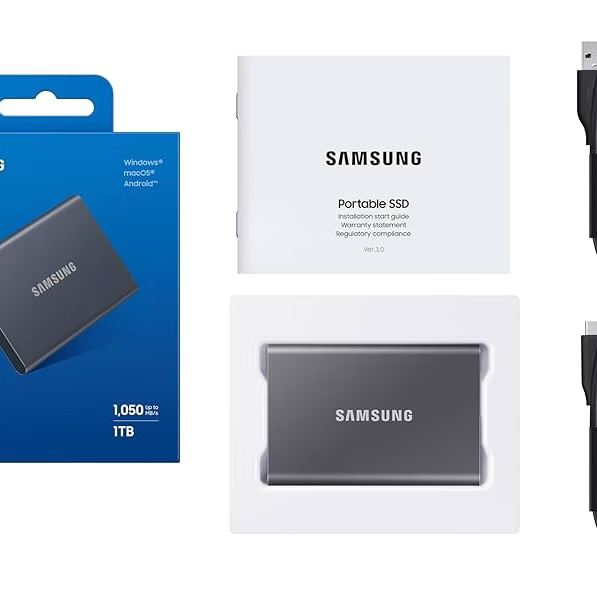 Samsung T7 portable SSD (1TB)