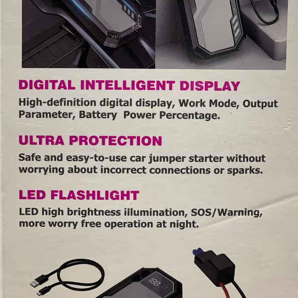 Car Jump Starter Premium Portable Power Bank