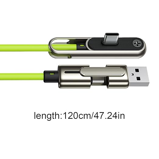 Sideways Phone Charger - 240W Foldable Fast Charging Sideways Cord