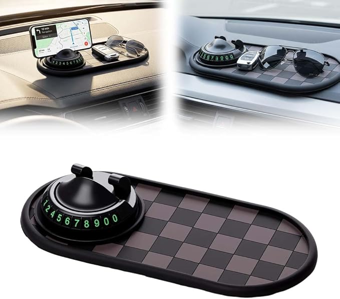 Mobile Phone Bracket Anti-Slip Mat, Multifunction Car Dashboard Mat