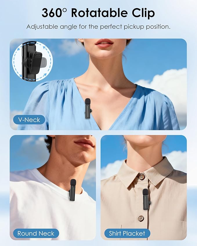 Wireless 2 Pack Lavalier Mic