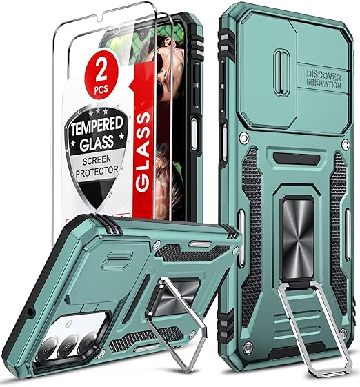 A17/A16-5G Phone Case: Samsung A17 Case with Screen Protector [2 Packs]