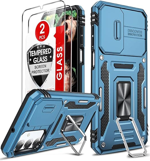 A17/A16-5G Phone Case: Samsung A17 Case with Screen Protector [2 Packs]
