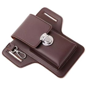 Black horizontal pouch magnetic