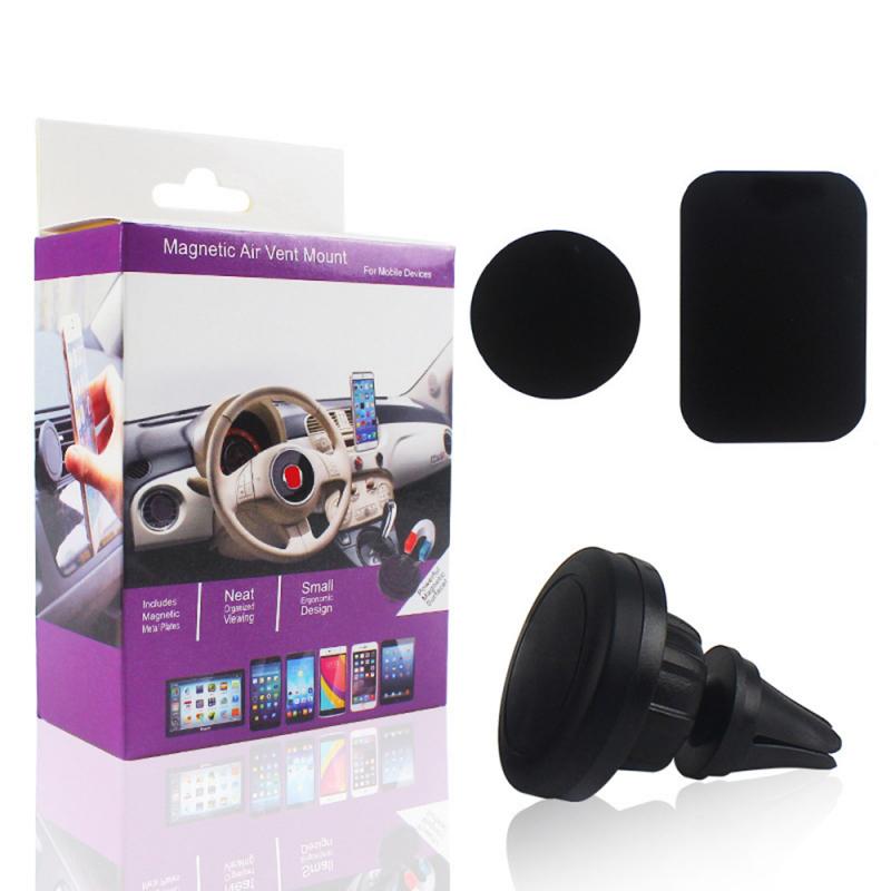 Car holder magnetic air vent