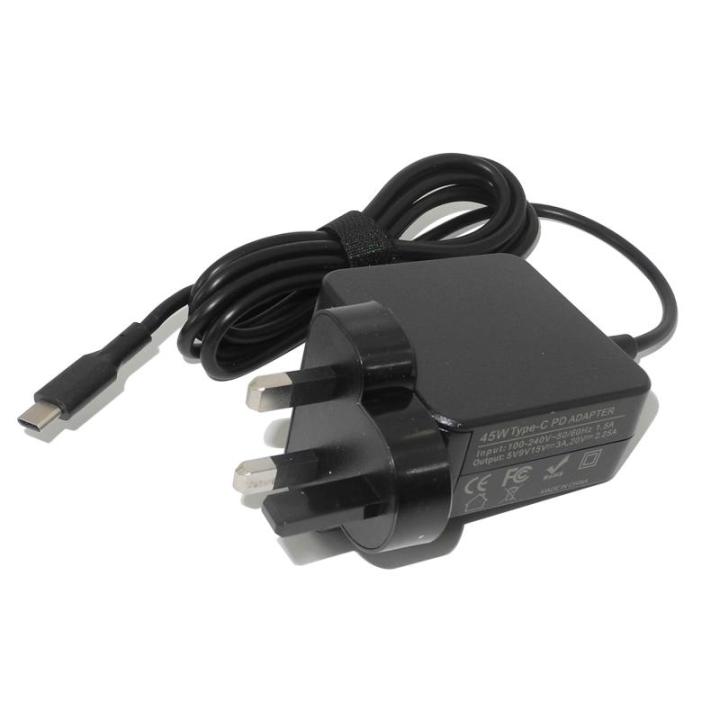 Power adapter for laptops 45w