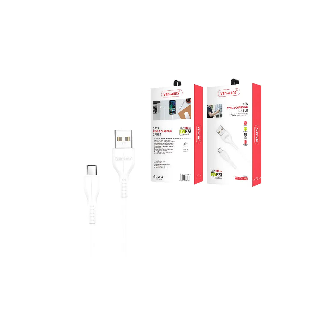 Ven -dens Type C to Type C cable digital 27w (1M length)