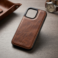 Leather back wallet case