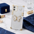 Butterfly case with holder sparkle