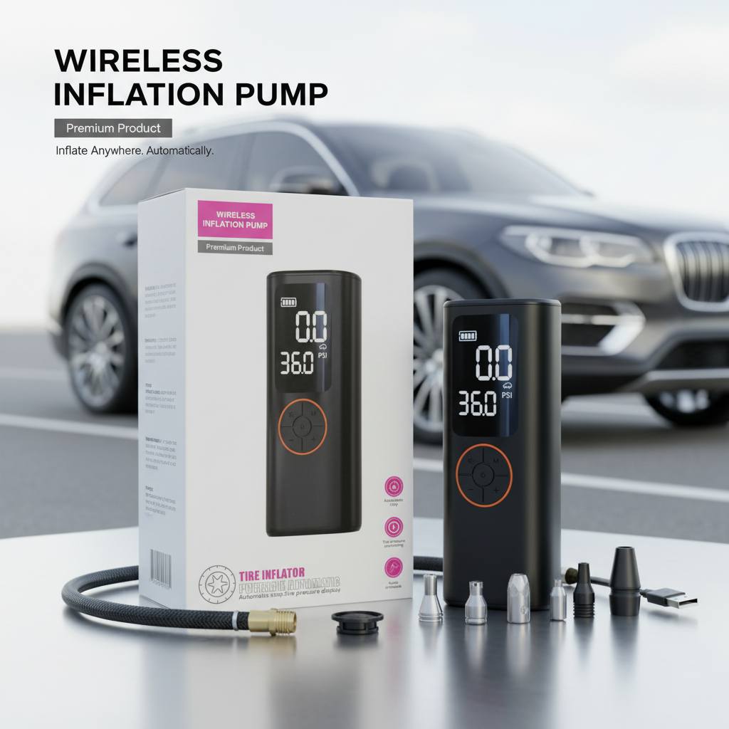 Portable Automatic Wireless Tire Inflator