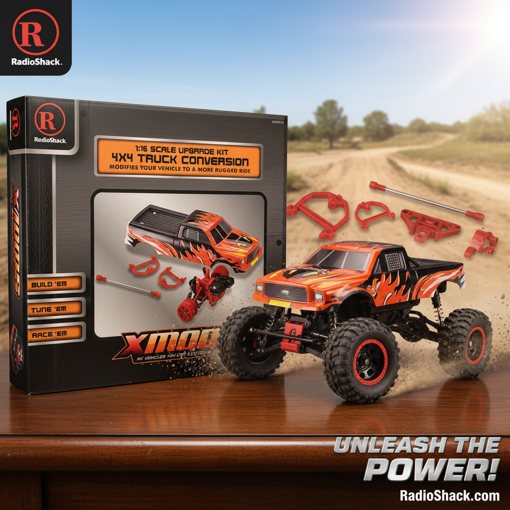 RadioShack XMODS 1:16 Scale 4x4 Truck Conversion Upgrade Kit