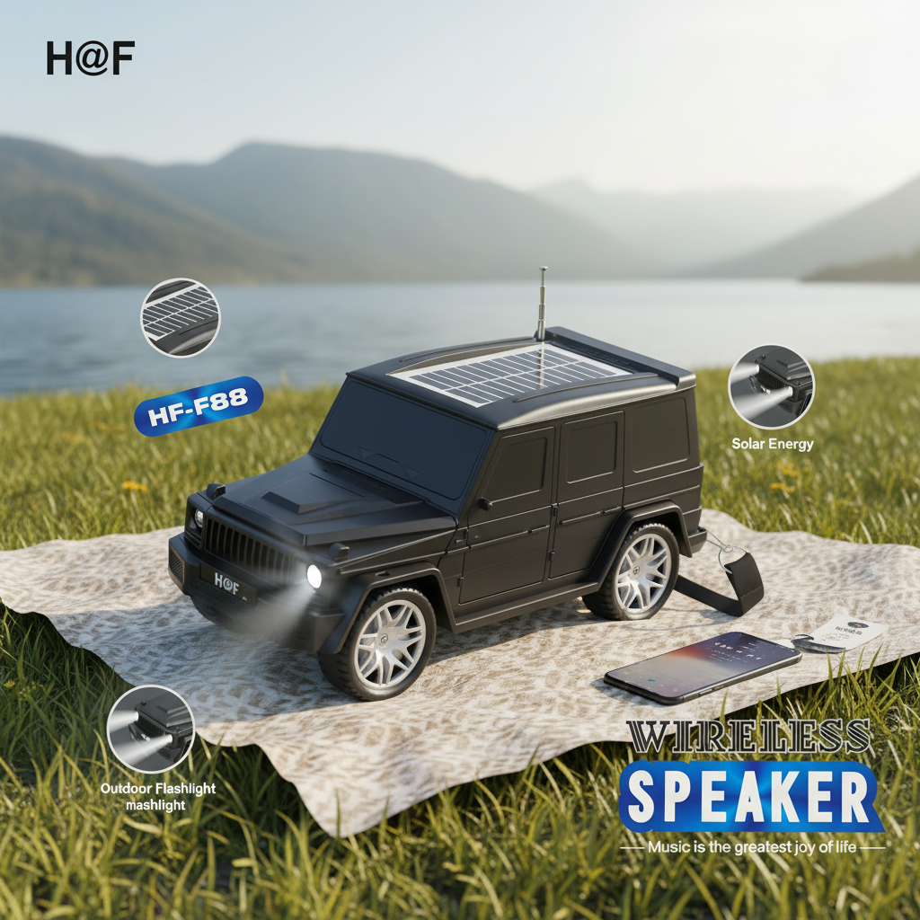 H&F HF-F88 Off-Road Adventure Solar Wireless Speaker