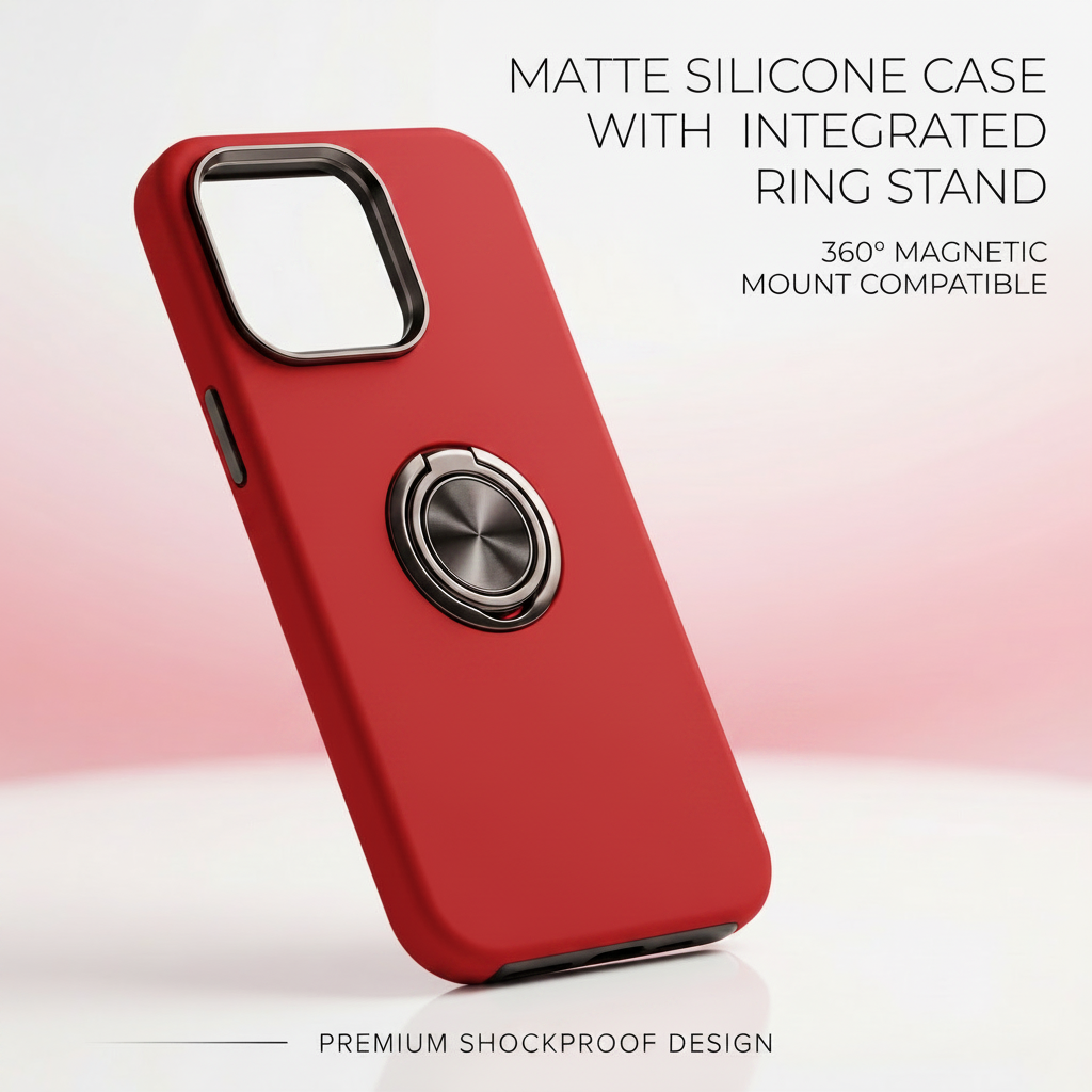 Heavy duty case with integrated ring case holder