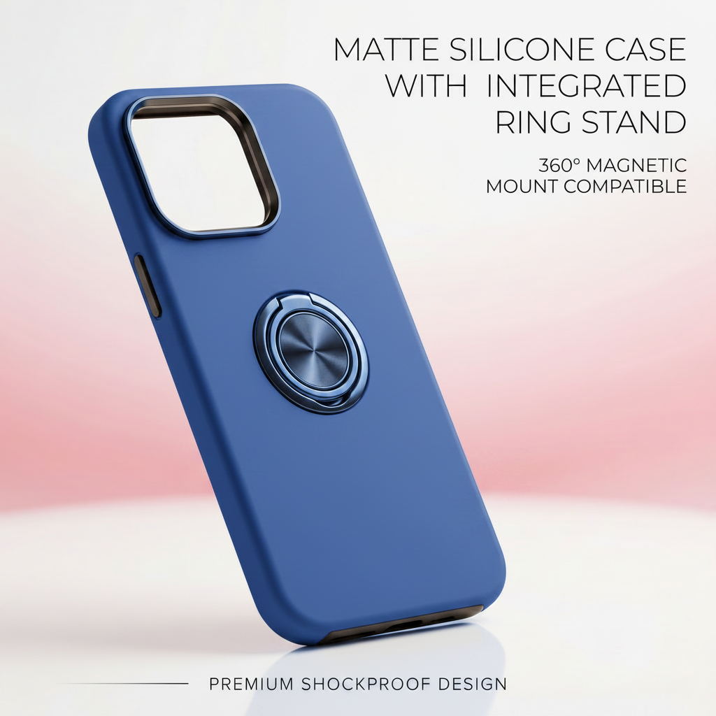 Heavy duty case with integrated ring case holder