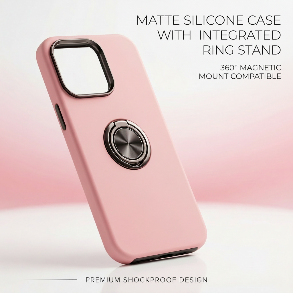 Heavy duty case with integrated ring case holder