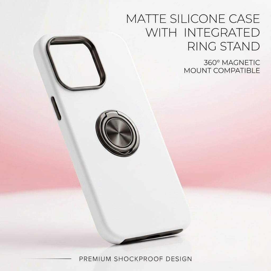 Heavy duty case with integrated ring case holder