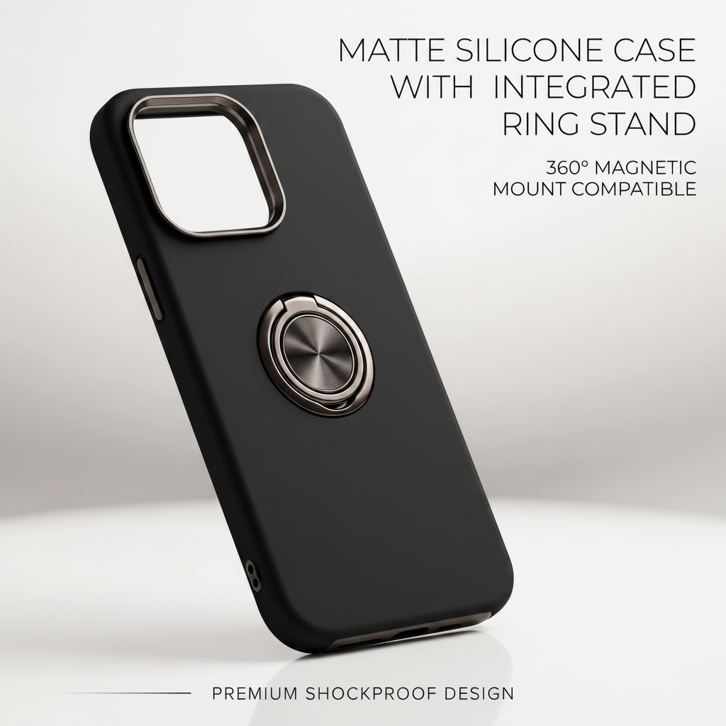 Heavy duty case with integrated ring case holder