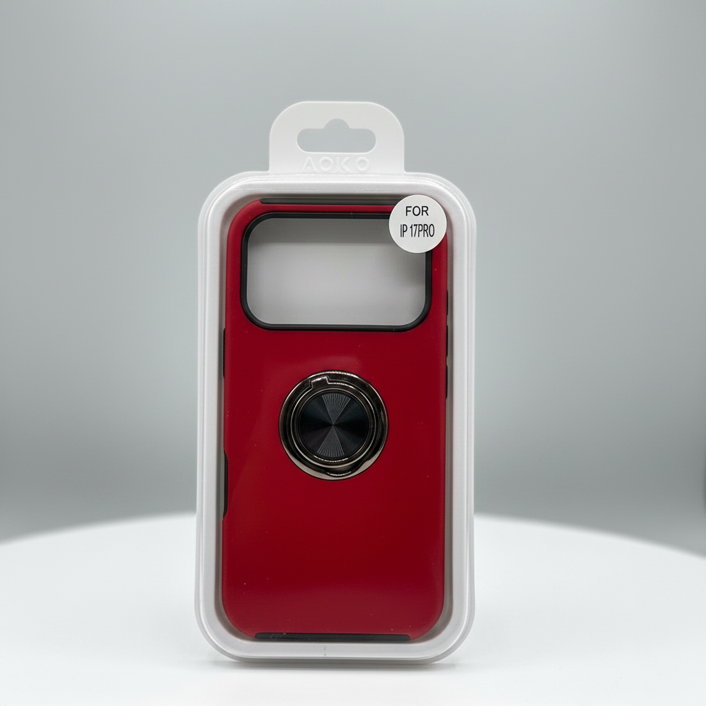 Heavy duty case with integrated ring case holder